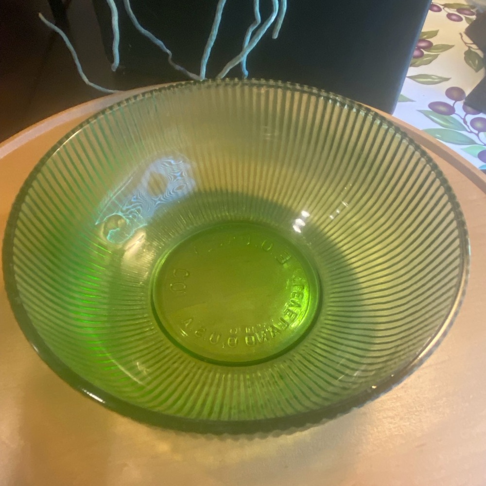 E O Brody Vintage Glass Bowl